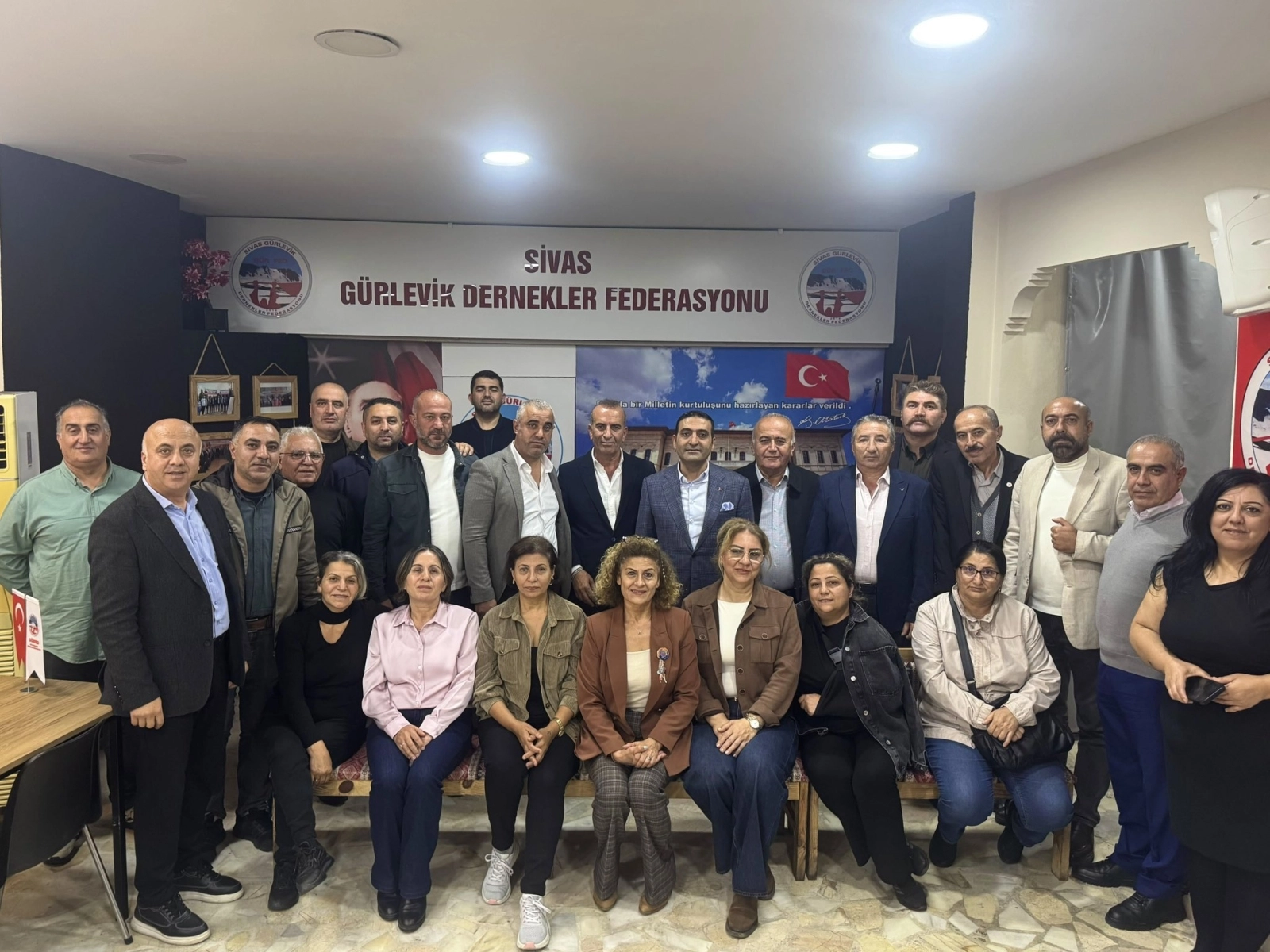 İnan Güney’den Sivas Hafik Gürlevik Dernekler Federasyonu’na Ziyaret: “Birliğimiz Daim Olsun”