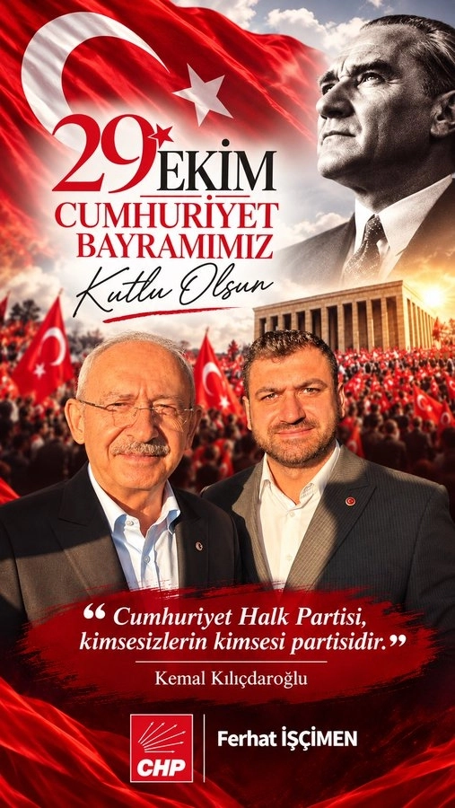 Ferhat İşçimen’den 29 Ekim Cumhuriyet Bayramı Mesajı: “Cumhuriyet, Kimsesizlerin Kimsesidir!”