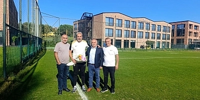 Çalcıören Köyü Derneği’nden Eyüpspor Teknik Direktörü Mustafa Dalcı’ya Hayırlı Olsun Ziyareti
