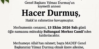 CHP Sultangazi Belediye Meclis Üyesi Nejmi Can’dan Taziye Mesajı
