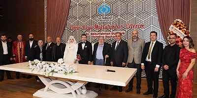 Harikases Ailesinde Çifte Mutluluk: Recep Tokmak ve Kadergül Bakır Dünyaevine Girdi
