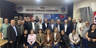 İnan Güney’den Sivas Hafik Gürlevik Dernekler Federasyonu’na Ziyaret: “Birliğimiz Daim Olsun”