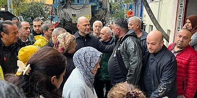 Süleyman Soylu’dan Ayazağa’da Selden Etkilenen Vatandaşlara Geçmiş Olsun Ziyareti