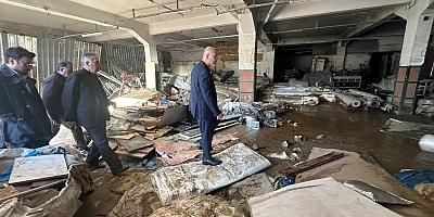 Süleyman Soylu’dan Kemerburgaz’da Selden Etkilenen Esnafa Geçmiş Olsun Ziyareti