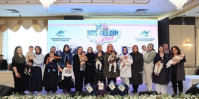 Sultangazi’de 18 Bini Aşkın Bebeğe “Hoş Geldin Bebek” Dediler