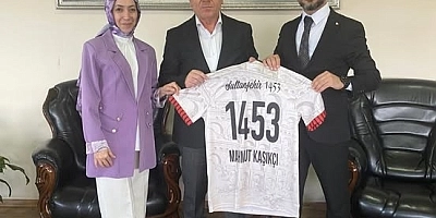 Sultanşehir 1453 FK’dan Kaymakam Mahmut Kaşıkçı’ya Yeni Sezon Ziyareti