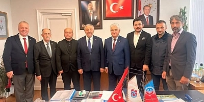 Trabzon Dernekleri Federasyonu’ndan Tahsin Usta’ya Hayırlı Olsun Ziyareti