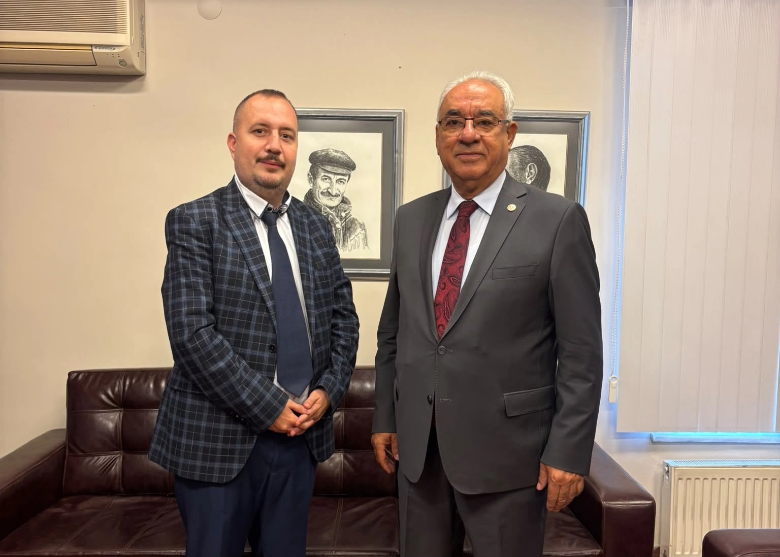 Tayfun Güler’den DSP Genel Başkanı Önder Aksakal’a Makam Ziyareti