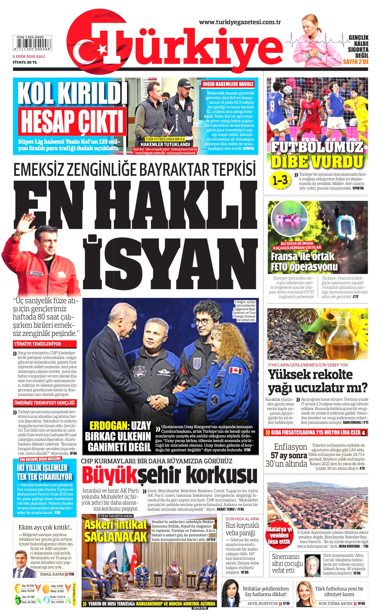 Türkiye Gazetesi Gazetesi gazetesi manşeti